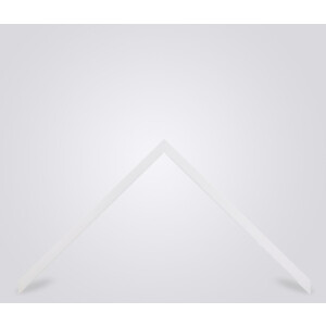 Ramă foto Walther Valencia albă, sticlă transparentă 21x29,7 cm