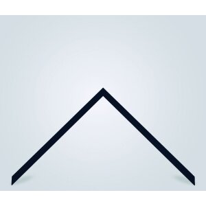 Rama foto Walther Valencia, negru, 60x90 cm, cu sticlă transparentă