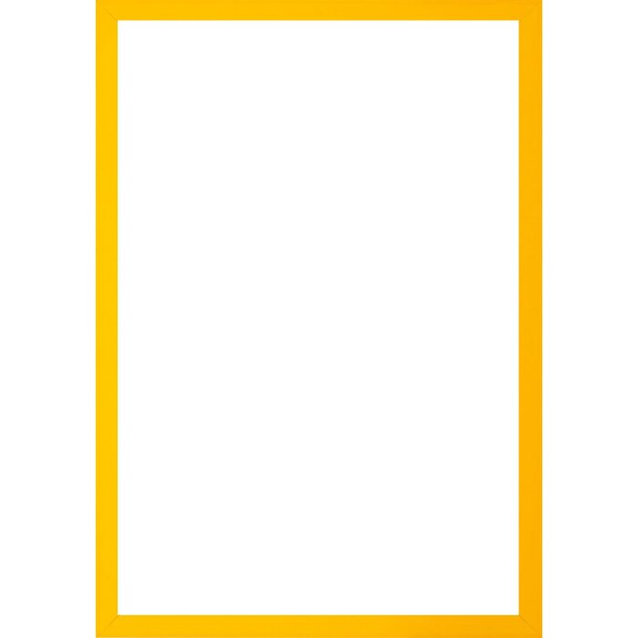 Rama foto Walther Valencia cu sticlă transparentă, galbenă, 21x29,7 cm