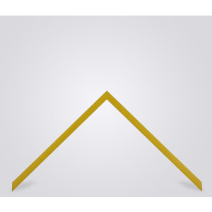 Rama foto Walther Valencia cu sticlă transparentă galbenă 50x75 cm