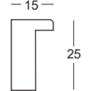 Ramă foto Walther Alicante neagră, sticlă transparentă 20x30 cm