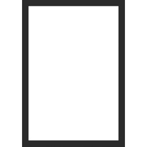 Rama foto Walther Alicante negru, sticlă clară 50x60 cm