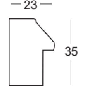 Ramă foto Walther Cartagena argint 20x30 cm, sticlă clară