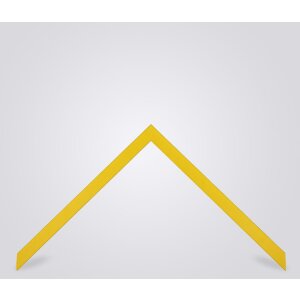 Rama foto Walther Barcelona 50x100 cm galben, cu sticlă transparentă