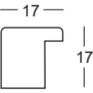 Ramă foto Walther Barcelona 40x40 cm, champagner, sticlă transparentă