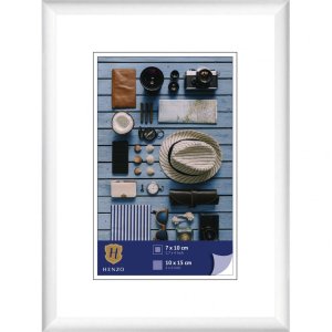 Henzo Kunststoffrahmen Napoli 10x15 cm weiß