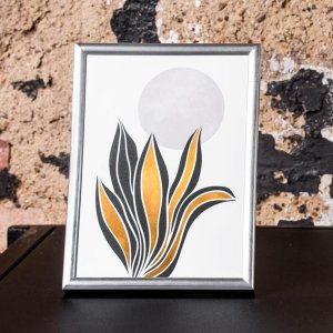 Kunststoffrahmen Napoli 13x18 cm silber