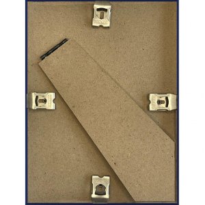 Henzo Kunststoffrahmen Napoli 15x20 cm Blau Wechselrahmen mit Klarglas