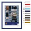 Henzo Kunststoffrahmen Napoli 15x20 cm Blau Wechselrahmen mit Klarglas