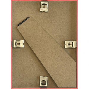 Henzo Kunststoffrahmen Napoli 15x20 cm rot schmal Halbrundprofil Hartfaser