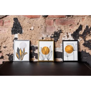 Kunststoffrahmen Napoli 18x24 cm silber