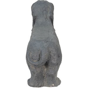 Clayre & Eef Decorațiune Câine Gri 74x19x39 cm