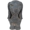 Clayre & Eef Decorațiune Câine Gri 74x19x39 cm