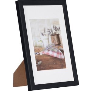 schwarzer Holzrahmen Jardin 20x30 cm