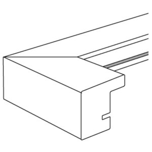 Henzo Holz-Bilderrahmen Jardin 20x30 cm weiß mit Passepartout 13x18 cm