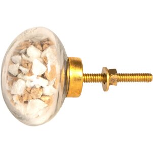 Buton de ușă Clayre & Eef Ø 4x4 cm, sticlă,...