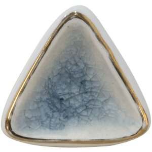 Clayre & Eef 65043 Türknopf Blau 5x5x7 Zentimeter