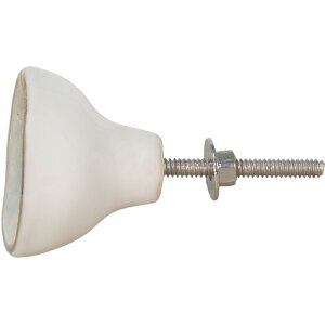 Buton de ușă Clayre & Eef albastru, ceramică, 4x4x7 cm