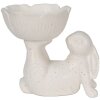 Clayre & Eef Iepuraș Decorativ Alb 15x11x14 cm