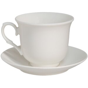 Clayre & Eef 6CE1441 Kaffeetasse mit Unterteller 6er...