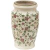 Clayre & Eef 6CE1443S Deko Vase Rosa Beige Ø 15x26 cm