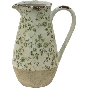 Cană decorativă Clayre & Eef, ceramică, 20x14x25 cm