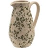 Crug decorativ Clayre & Eef, ceramică, verde, maro, bej, 16x12x22 cm