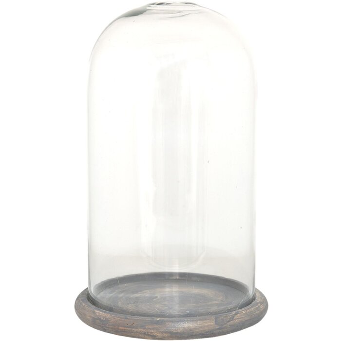 Clopot din sticlă Clayre & Eef Ø 17x29 cm