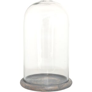 Clayre & Eef 6GL3536 Clopot de sticlă transparent...