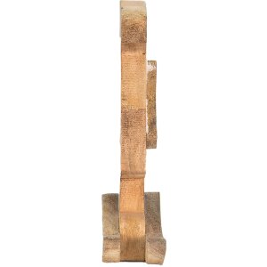 Clayre & Eef Iepuraș Decorativ Maro Roz 14x7x25 cm