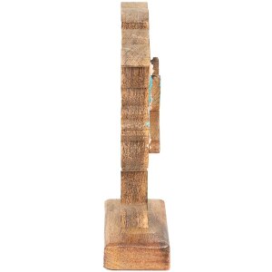 Clayre & Eef Iepuraș Decorativ Maro Roz 15x6x22 cm