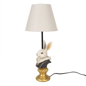 Clayre & Eef 6LMC0056 Lampă de masă rabbit Ø...