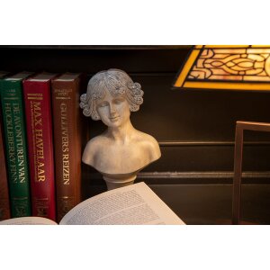 Bustă decorative Clayre & Eef bej 14x10x25 cm