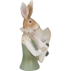Clayre & Eef 6PR3594 Dekoration Kaninchen Polyresin 16x13x30 cm