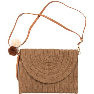 Juleeze JZBG0260CH Dame Tasche Braun 27x3x20 cm