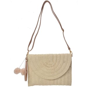 Juleeze JZBG0260N Dame Tasche Beige 27x20x3 cm