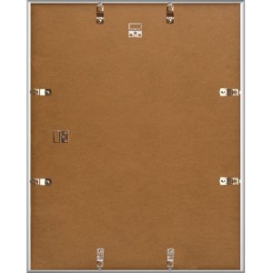 Kunststoffrahmen Napoli 40x50 cm silber