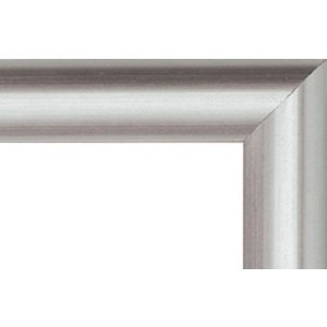 Walther Kunststoffrahmen TRENDSTYLE 10x15 cm Silber-Metallic Premiumglas