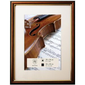 Henzo Holzrahmen Verona dunkelbraun 30x40 cm mit...