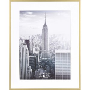 Henzo Alurahmen Manhattan 40x50 cm Gold mit Passepartout...