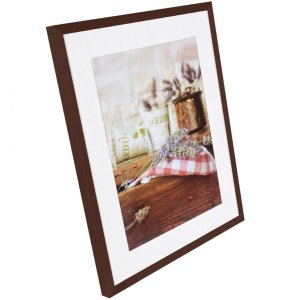 Henzo Holzrahmen Jardin 40x50 cm Wenge Passepartout für 30x40 cm Fotos