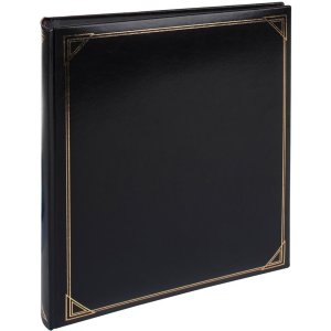 Henzo Fotoalbum Promo Black 29x33,5 cm 60 schwarze Seiten Klassikeralbum