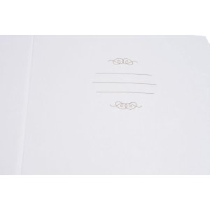 Henzo Fotoalbum LONZO schwarz 28x30,5 cm 70 weiße Seiten Pergamin