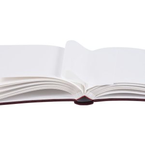 Henzo Fotoalbum LONZO weinrot 28x30,5 cm 70 weiße Seiten