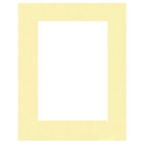 HNFD Passepartout nach Maß Crema (cremefarben)