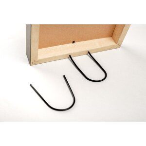 Walther ramă foto Vigo cu margine argintie 4,9 cm, format special, spate MDF, suport