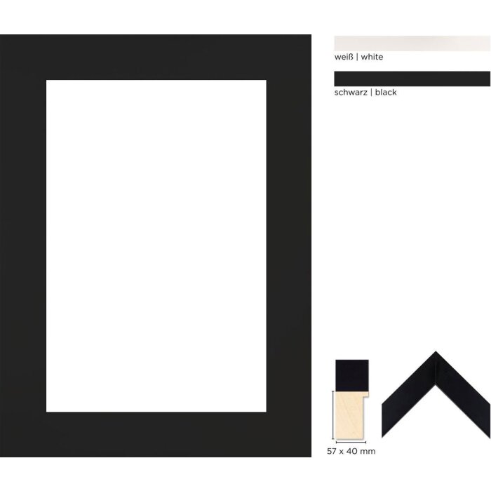 Ramă foto Walther Getafe – 2 tipuri de sticlă, formate speciale