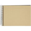 Goldbuch Spiralalbum Bella Vista beige 24x17 cm 40 schwarze Seiten