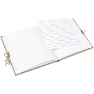 Goldbuch Tagebuch Summertime beige 16,5x16,5 cm 96 weiße Seiten