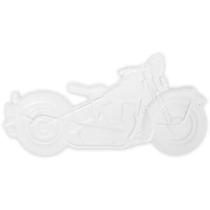 Plachetă metalică SPEED cu motiv motocicletă, 44x22 cm